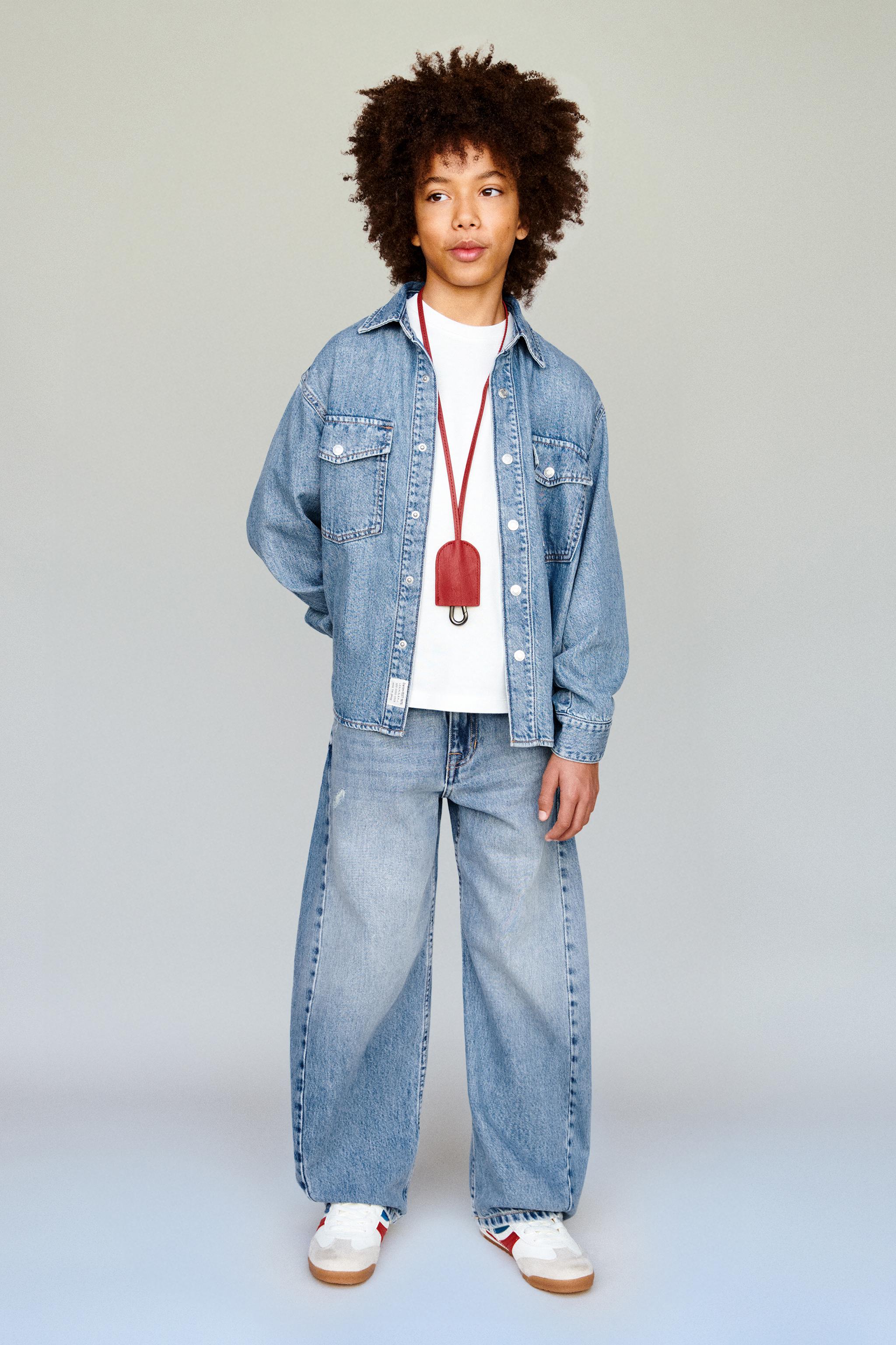 CHEMISE EN DENIM À POCHES